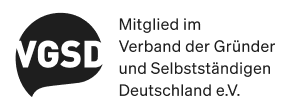 Mitglied im Verband der Gründer und Selbstständigen Deutschland e.V.